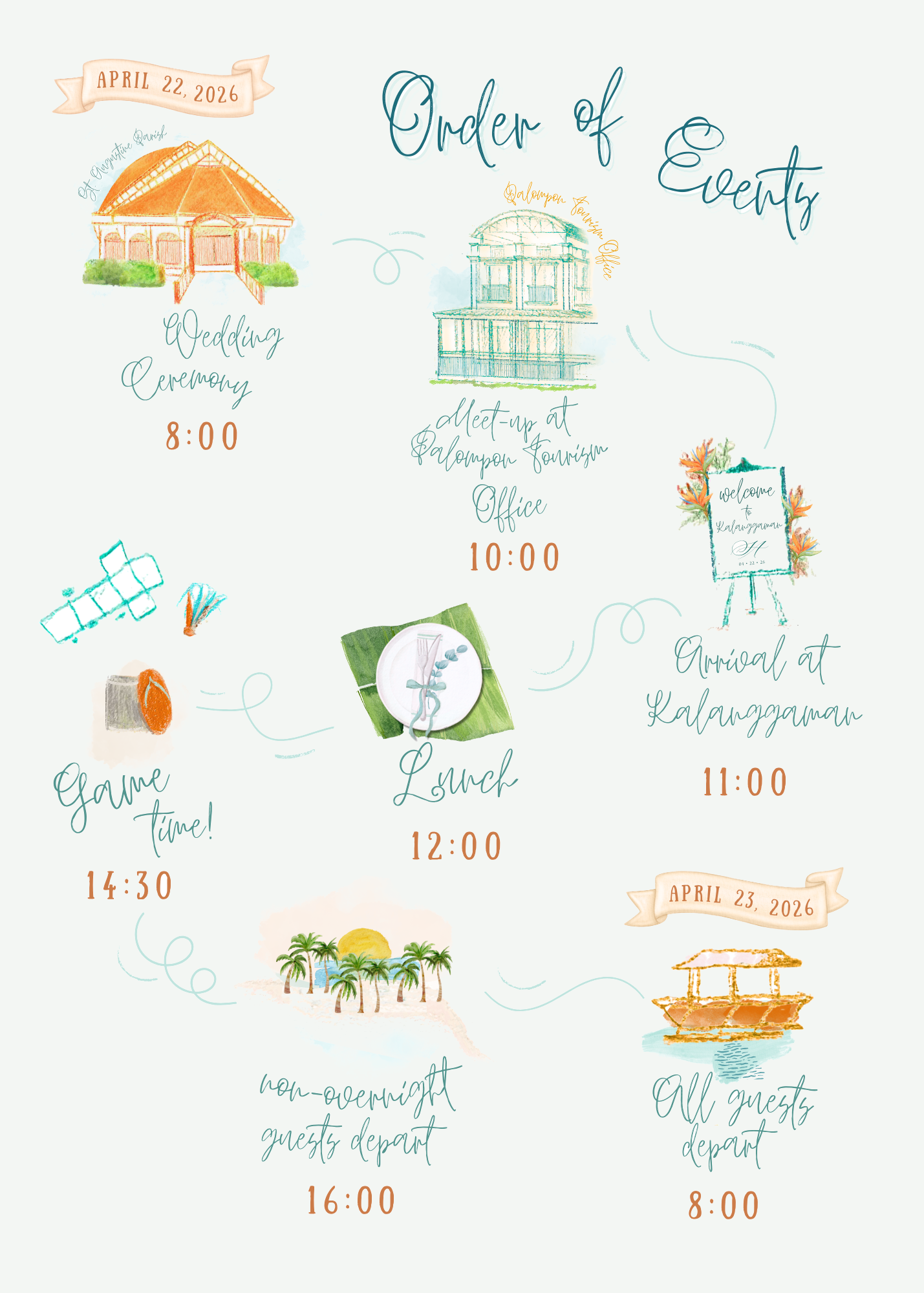 Wedding program